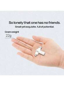 Lenovo TPCU301 雙介面手機電腦USB 隨身行動辦公室優選 高速傳輸穩定讀寫 鋅合金堅固機身 多系統廣泛相容 - 珍珠鎳 - 查看 6