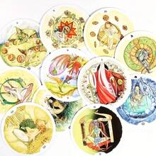 78pcs Classic Fortune Telling Tarot Cards - The Wheel Of Life, Suitable For Beginners, Family Gatherings And Parties, Emotional Insight And Divination Game, Perfect Gift, Compact And Portable, Portable Fate Game, Divination Cards, Multi-Player Divination Cards - Multicolor - View 8