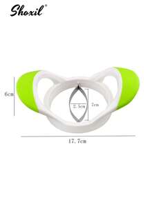 shoxil Edelstahl Mango Scheibenschneider, multifunktionaler Fruchtteiler für den Hausgebrauch, schneidet Mangos mühelos in gleichmäßige Scheiben, langanhaltend & leicht zu reinigen