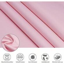 EurCross Shower Curtain, 180 X 200 Cm, White Textile, Anti-Mould, Waterproof And Quick-Drying, Washable, High-Quality Fabric Shower/Bath Curtain, 1.8 X 2 M Long, With 12 Rings