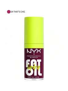 NYX Fat Oil Lip Drip 04 That's Chic 彩妆唇彩唇彩 0.16oz/4.8ml 保湿透明光泽调理配方舒适轻盈女友妻子母亲朋友生日毕业派对旅行露营户外学校校园旅行节日夏季秋季万圣节夏季精选夏季必备品夏季经典闪亮珠光饰面现代甜美 - 04 That's Chic - 查看 2
