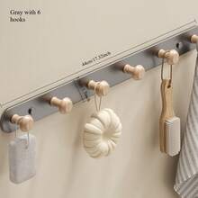 1pc/2pcs Creative Wall Hooks - Rust-Resistant Carbon Steel Wall Hooks, Carbon Steel Can Be Slightly Curved For Better Fit On Different Walls (Please Refer To The Size Information In The Images, The Product Is Clearly Labeled, Use Caution) (The Material Can Be Slightly Curved) Wall-Mounted Coat Hooks, Clothes Rack, Hat Rack, Bathroom Hooks. Kitchen Storage Rack. Suitable For Bedroom, Entryway, Foyer, Foyer Storage, Wall Decor - Both Drill And No-Drill Installation Available, Comes With Nail Glue And Drill Screws. - Multicolor - View 7