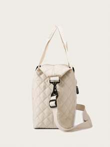 1 件超大容量可折叠轻便行李袋、旅行袋、行李整理袋、可折叠、干湿分离、随身行李箱式旅行周末包、过夜包、医院包、护理包、背包、旅行必需品、旅行整理袋、度假包、学校用品、学生配件、返校行李 - 米色 - 查看 10