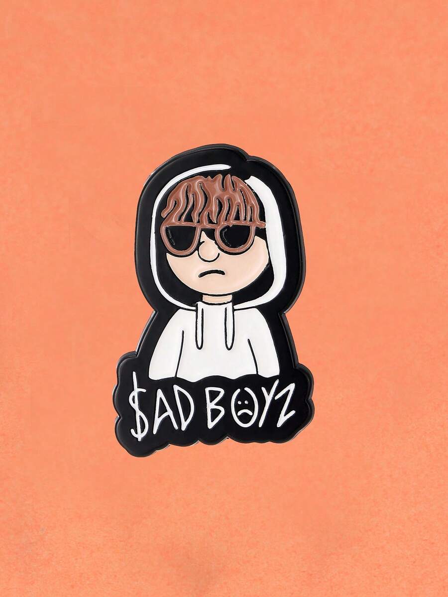 1 pieza Broche con diseño de personaje divertido, accesorio de moda y regalo para mujer - Multicolor - Ver 1