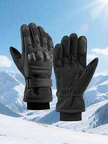 冬季防寒摩托车手套、战术狩猎全指徒步手套、滑雪防护运动手套、骑行登山手套、户外运动摩托车手套