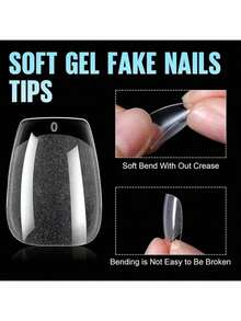 120pcs XXS Extra Short Almond Coffin Nail Tips Half Matte Pre-Filed Soft Gel Full Cover Fake Nail For Small Average Nail Beds