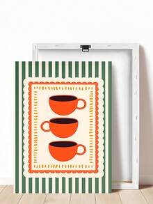 1 件复古橙色意大利浓缩咖啡杯帆布印刷厨房墙壁艺术，每天早晨供应报价标志墙壁艺术有趣的咖啡俱乐部帆布印刷品，卧室装饰，客厅装饰，办公室装饰，餐厅墙壁装饰，墙壁艺术，墙壁装饰，家居装饰，房间装饰，帆布墙壁艺术，海报，带框架的墙壁艺术，可选框架 ﻿ ﻿ - 彩色 - 查看 44