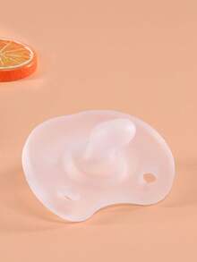 KUNT 1pc Baby Silicone Pacifier, Infant Nipple Soother With Round Head, Wide Mouth Nipple With Dust Cover - Multicolor - View 27