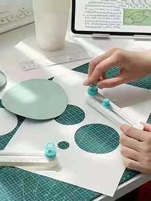 1 Piece 2-20cm Diameter Circular Cutting Machine, Lightweight Circular Cutting Tool, Suitable For Home, Study, Office, Circular, Linear, Circular Cutting Machines