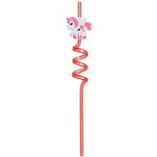 1/6Pcs Reusable Unicorn Straws, Plastic Colored Party Straws, Plastic Drinking Straws For Birthdays, Weddings, Hawaii Parties, Decorations, Easy To Clean, Cute Straws, Party Supplies, And Outdoor Gatherings - Multicolor - View 6