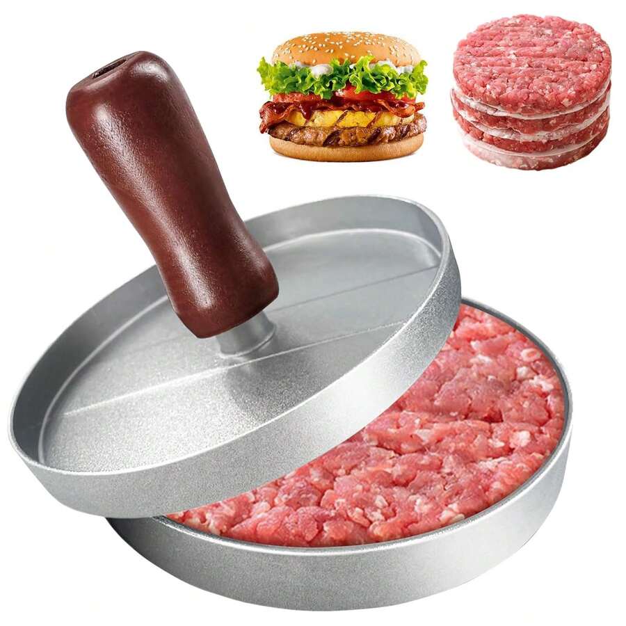 1pcs Meat Patty Maker Pro-Efficient Meat Pie Compactor & BBQ Minced Meat Press Tool For Perfect Burgers,Party Favors Christmas Party Kitchen Accessories Home Tools Stuff Cooking - 彩色 - 查看 1