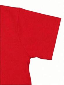 Camiseta Casual E Colorida Infantil Manga Curta E Simples Adequado Para Crianças algodão Estampa De Menino Estiloso