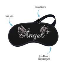 Angel Sleeping Mask With Glitter, White Wings, Black Background - Nhiều màu - Xem 2