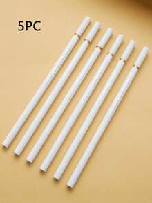 5支装白色炭笔，美术学生素描绘画专用软白炭笔，天然木质笔芯，笔芯较粗，适合美术学生、高光素描、混色、速写、专业绘画 - 彩色 - 查看 14