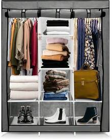 Andromeda Inc Closet para Ropa Armario Minimalista, Organizador de Ropa, Resistente y portátil, excelente Calidad (Azul) - GRIS - Ver 3