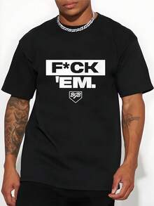 Jarren Duran F*Ck Em Funny Offensive Jokes T Shirt Vintage Black T-Shirt - 黑色 - 查看 1