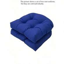 1pc Chair Cushions Waterproof U-Shaped Outdoor Tufted Seat Cushions For Patio Living Room Office Garden Courtyard