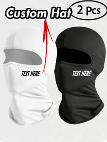 [Multiple Colors Bandana Mask] Customized Full Mask Bandana, Polyester & Spandex, Multiple Colors, Machine & Dry Washable, Sports & Outdoor Cycling Gear, Men's Balaclava With Company Logo & Slogan, Various Styles & Designs - Multicolor - View 2