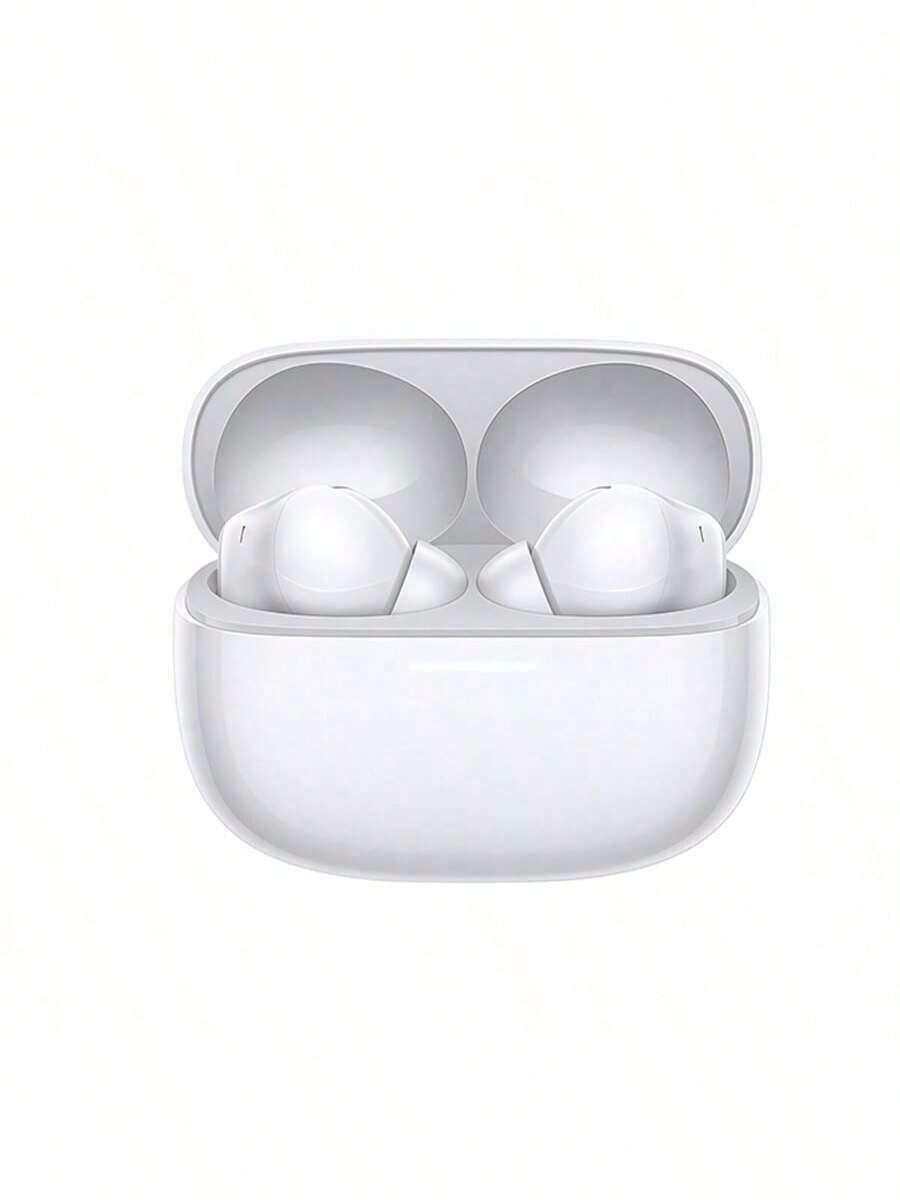 Xiaomi Redmi Buds 6 Pro True Wireless Active Noise Cancelling-Ohrhörer mit intelligenter dynamischer Geräuschunterdrückung, komfortables In-Ear-Design, wasserdicht und schweißfest, kompatibel mit Android- und Apple-Telefonen (weiß)