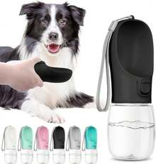 Portable Dog Water Bottle For Small Large Dogs Cat Outdoor Leakproof Walking Drinking Bowls Chihuahua French Bulldog Supplies - 彩色 - 查看 9