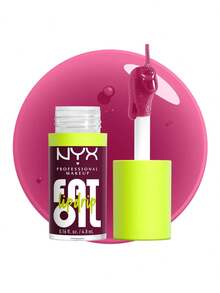 NYX Fat Oil Lip Drip 04 That's Chic 彩妆唇彩唇彩 0.16oz/4.8ml 保湿透明光泽调理配方舒适轻盈女友妻子母亲朋友生日毕业派对旅行露营户外学校校园旅行节日夏季秋季万圣节夏季精选夏季必备品夏季经典闪亮珠光饰面现代甜美 - 04 That's Chic - 查看 3
