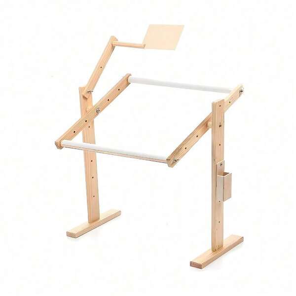 Trintion Cross Stitch Picture Frame 30 X 40 X 50 Cm Adjustable Embroidery Easel Wooden Cross Stitch Solid Wood Cross Stitch Picture Frame Silk Painting Needlework Tools