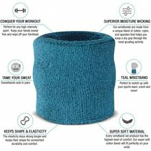 Wrist Sweatbands, Absorbent And Breathable Thick Cotton Bands For Working Out, Gymnastics, Basketball, Tennis, And Football, Multiuse Wristbands For Costumes And Cosplay