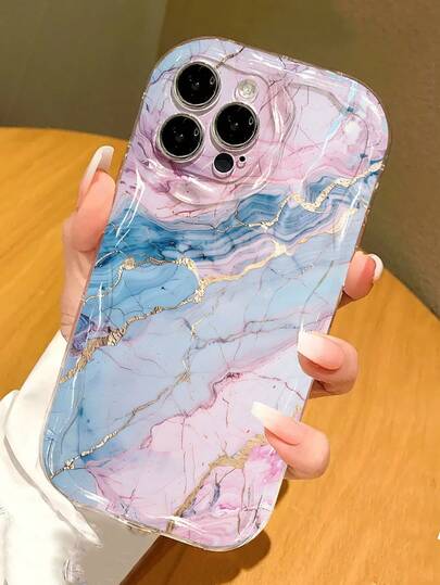 غطاء هاتف واقي ذو ملمس رخامي مموج لامع متوافق مع أجهزة آيفون 16/11/16برو/16بلس/16برو ماكس/16إي/15برو ماكس/13/14/12/XS/XR/7G/8P، متوافق مع هواتف سامسونج جالاكسي 11/12برو/12/12X/13برو/14برو/15برو/X3برو، متوافق مع هواتف ريدمي 10/9/نوت9/12سي/نوت11برو/نوت8برو/9سي/9أ، غطاء هاتف واقي مضاد للسقوط