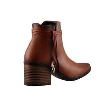 BOTIN MUJER COLOR CAFE PARA EXTERIOR - Marrón - Ver 3