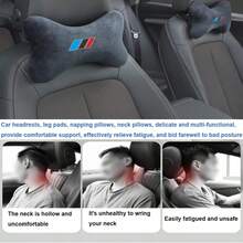 Upgraded Racing Sports Car Seat Headrest, Soft Plush Neck Pillow With Breathable Support, Comfortable Relaxation For Office Chair And Car, Fits Most Vehicle Models