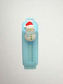 1 pieza Borrador retráctil navideño de dibujos animados lindo, limpio y con poco polvo, para estudiantes