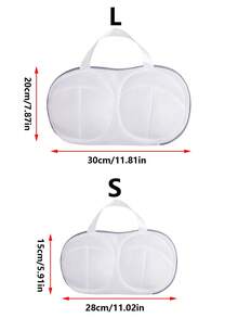 1件/3件/5件灰色文胸洗衣袋 专用内衣洗衣机洗衣袋 洗衣网袋 防变形防护洗衣袋 - 彩色 - 查看 3