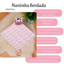 Baby Blanket Animals With Pacifier Holder For Girls And Boys