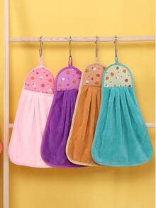 منشفة يد ماصة متعددة الألوان، قماش تنظيف المطبخ/الحمام، قماش تجفيف الأطباق المعلق، منشفة إزالة الشحوم لاستخدام المنزل