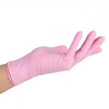 50/100 pezzi Guanti monouso di alta qualità rosa, senza lattice e senza polvere, guanti impermeabili durevoli per pulizie domestiche, con dita in canapa, multiuso adatti per lavorazione e preparazione di alimenti, cucina, pittura, salone di bellezza, regali per le feste, articoli essenziali per la pulizia domestica (senza scatola) disponibili nelle taglie S, M, L