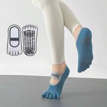 Pilates/Yoga Professional Five-Toe Socks For Women, Non-Slip Suitable For Pilates, Matrix Jumping, Fitness, Summer