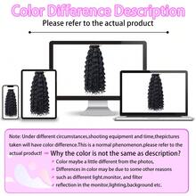 Păr croșetat Ocean Wave 18/24 inch 6 pachete păr croșetat cu onduleuri adânci păr sintetic creț împletit croșetat