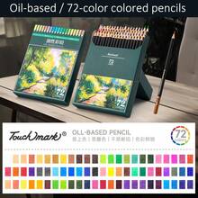 24/36/48/72/120pcs Wooden Art Colored Pencils Set, Premium Colored Pencils, Water-Soluble & Oil-Based, Unbreakable Lead, Art Drawing Wooden Colored Pencil Set, Professional Color Painting Brush, Student Art Colored Pencil Brush