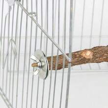 1 件手工木制耐用木制鸟栖笼 - 舒适的鸟磨棒 - 有趣的鸟类玩具和用品，重量和形状因木材差异而略有不同 - 棕色 - 查看 9