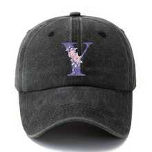 Fashionable And Versatile Washed Baseball Cap, Unisex Hat With  Printed Letters, Casual Outdoor Cap,  Hip-Hop Style, Perfect For Vacations And Camping, Ideal Gift For Boyfriends And Girlfriends - L - View 13
