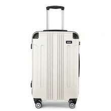 Panda Design  Luggage- 24  ABS Hard Shell Suitcase With Combination Lock (Beige) - 24 Inch - View 2