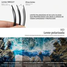 ¡Recomendado2 Pares Lentes De Sol Polarizadas Para Hombre Con Protección UV Y Montura Semirrígida Para Conducir Y Hacer Senderismo¡Top de Temporada - ferroso+ferroso1 - Ver 6
