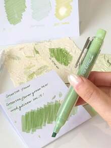 香水气味闪亮荧光笔 4 件/1 套 12 色闪光荧光笔荧光笔荧光凝胶笔斜头标记粉色和可爱荧光笔回到学校学校办公文具下划线突出显示广泛多彩彩绘文具学校用品