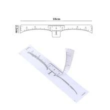 Bộ 5 món da giả tập xăm: Vẽ đường kẻ, thước kẻ và mắt, khuôn môi, đường kẻ định vị lông mày, dụng cụ định vị lông mày, miếng dán thước kẻ lông mày dùng một lần, dụng cụ đo lường hình xăm trang điểm vĩnh viễn. - Nhiều màu - Xem 3