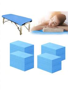 10 piezas de sábanas desechables para camilla de masaje, impermeables, a prueba de aceite, gruesas y transpirables para salón de masajes