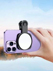 Rear Camera Selfie Mirror, High Definition Non-Blurry Selfie Mirror, Universal Smartphone Rearview Mirror, Smartphone Mirror, Innovative Smartphone Selfie Mirror, Smartphone Selfie Assist Mirror, Rear View Reflection Mirror Compatible With IPhone, Android Phone, Gift For Birthday, Family, Friends Phone Holder Phone Stand Phone Accessories