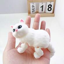 3D打印可爱迷人的西班牙猎犬模型，塑料桌面装饰雕塑，节日礼物 - 彩色 - 查看 27