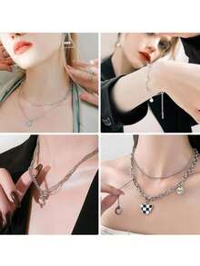 5m/Roll Necklace Chain, Suitable For DIY Jewelry Making, Necklace Chain Set, Includes 20pcs Lobster Clasps, 90pcs Jump Rings, 1m/Pack Excluding Lobster Clasps, Jump Rings - Multicolor - View 3