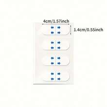 40/100/200片超薄隐形面部提升胶带，适用于眼部、下巴和颈部，防水透明塑形贴，提升和护肤工具 - 彩色 - 查看 4