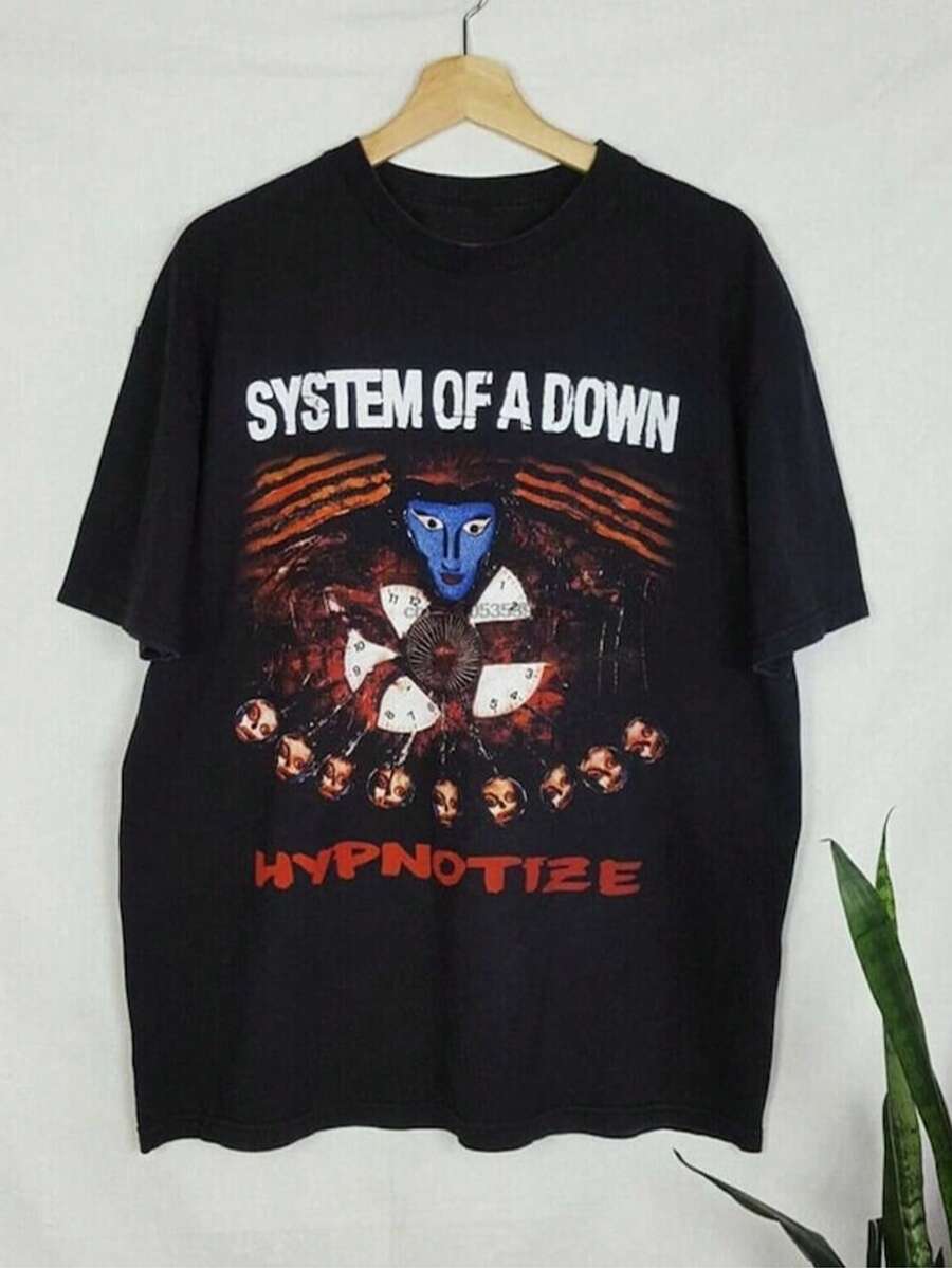 System Of A Down Hypnotize 2005 Soad Mens Black TShirt Size S To 3XL - màu đen - Xem 1